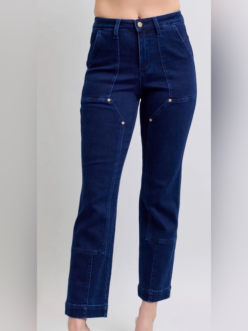 Judy Blue Straight Leg Dark Indigo Jeans